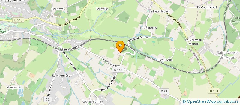 localisation de l'entreprise SOCIETE D'ENTRAINEMENT MARINE SIRON  GONNEVILLE-SUR-MER