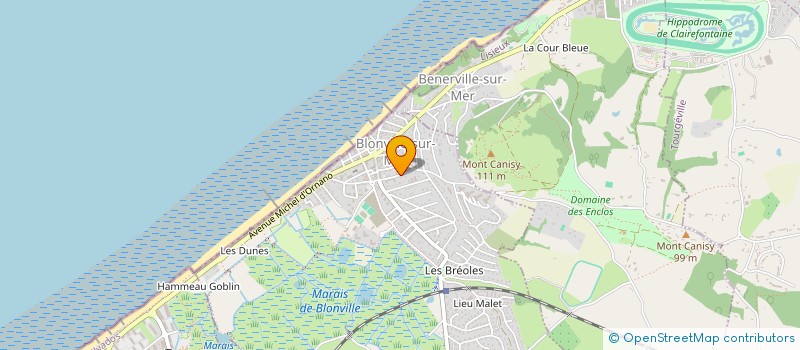 localisation de l'entreprise SOCIETE D'ENTRAINEMENT STEPHANE WATTEL  BLONVILLE-SUR-MER