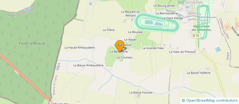localisation de l'entreprise SOCIETE D'ENTRAINEMENT VANESSA OGER EARL à OMBREE D'ANJOU