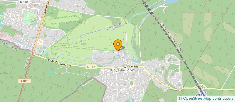 localisation de l'entreprise SOCIETE D ENTRAINEMENT YOHANN GOURRAUD  COYE-LA-FORET