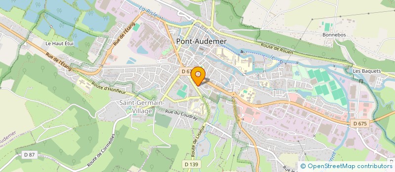 localisation de l'entreprise SOCIETE D'ENTREPRISE à PONT-AUDEMER