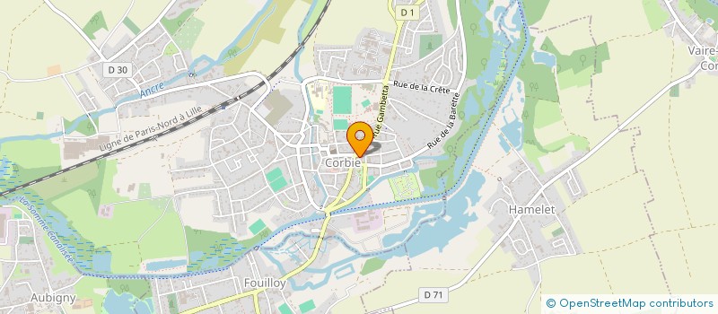 localisation de l'entreprise SOCIETE D'ENTREPRISE BRETONVILLOISE à CORBIE