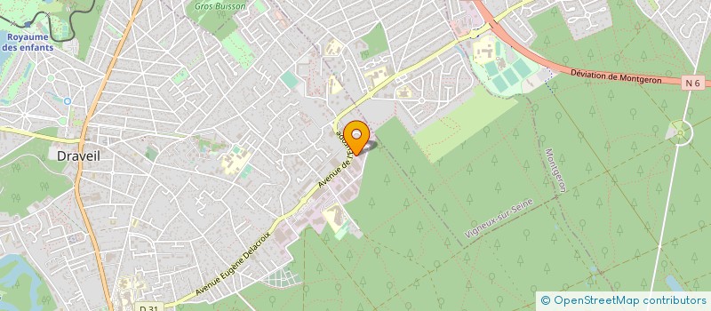 localisation de l'entreprise SOCIETE D ENTREPRISE ET D ELECTRICITE GENERALE DE L ESSONNE à DRAVEIL