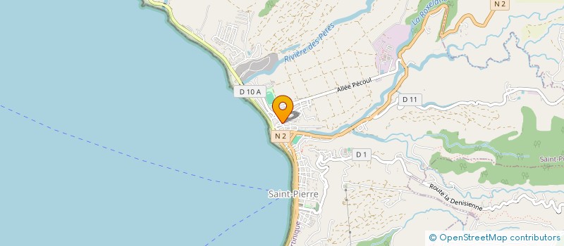 localisation de l'entreprise SOCIETE D'ENTREPRISES MARTINIQUAISES à SAINT-PIERRE