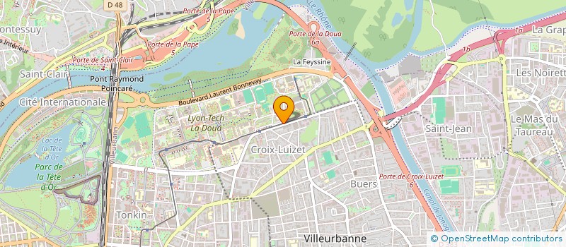 localisation de l'entreprise SOCIETE D ENTREPRISES POUR LE DEVELOPPEMENT DE L INNOVATION SCIE NTIFIQUE ET TECHNOLOGIQUE à VILLEURBANNE