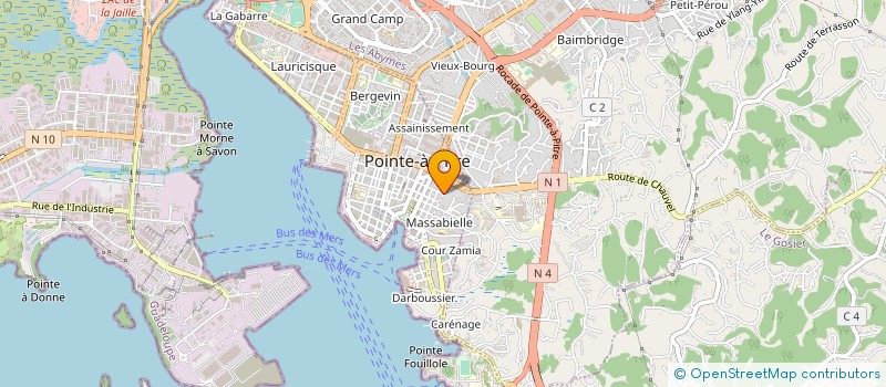 localisation de l'entreprise SOCIETE D'ENTRETIEN D'IMMEUBLE SILVESTRE à POINTE A PITRE