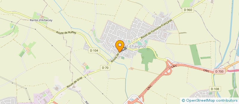 localisation de l'entreprise SOCIETE D'ENTRETIEN ET D'EXPLOITATION D'INSTALLATIONS THERMIQUES à VAROIS-ET-CHAIGNOT
