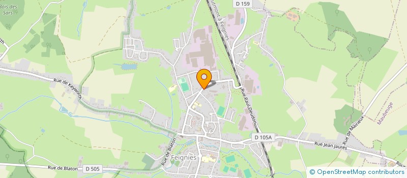 localisation de l'entreprise SOCIETE D'ENTRETIEN ET DE MAINTENANCE INDUSTRIELLE à FEIGNIES
