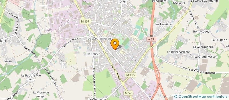 localisation de l'entreprise SOCIETE D'ENTRETIEN ET DE MONTAGE DE L'OUEST - S.E.M.O. à NANTES