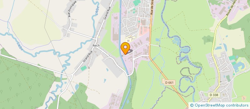 localisation de l'entreprise SOCIETE D'ENTRETIEN ET DE REPARATION D'APPAREILS DE LEVAGE  SARRALBE