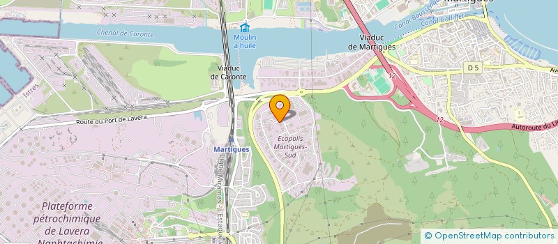 localisation de l'entreprise SOCIETE D ENTRETIEN ET DE TUYAUTERIE à MARTIGUES