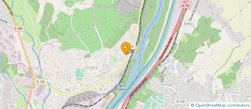 localisation de l'entreprise SOCIETE D'EQUIPEMENT DE CHAUFFAGE ET DE PLOMBERIE à GRIGNY
