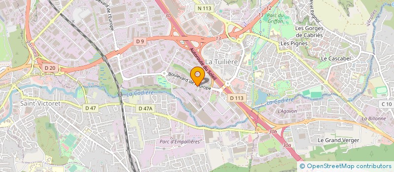 localisation de l'entreprise SOCIETE D'EQUIPEMENT ELECTRIQUE à VITROLLES