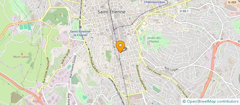 localisation de l'entreprise SOCIETE D'EQUIPEMENT INDUSTRIEL ET MENAGER à SAINT-ETIENNE