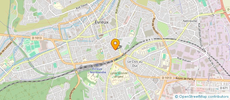 localisation de l'entreprise SOCIETE D'EQUIPEMENT MECANOGRAPHIQUE  EVREUX