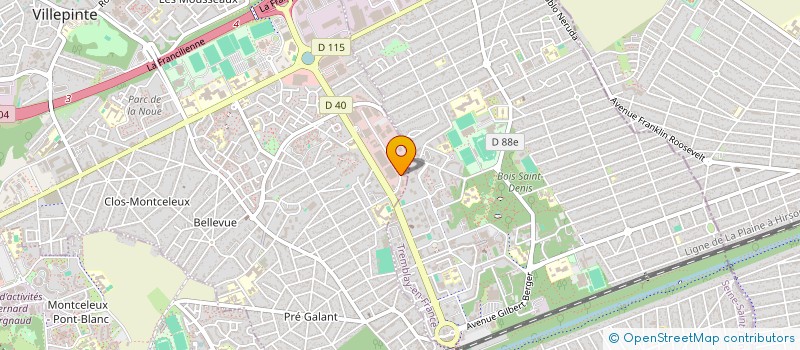 localisation de l'entreprise SOCIETE D'EQUIPEMENT POUR TOITURE à VILLEPINTE