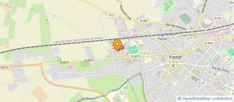 localisation de l'entreprise SOCIETE D EQUIPEMENTS ELECTRIQUES ET MULTI-TRAVAUX à VALLIQUERVILLE