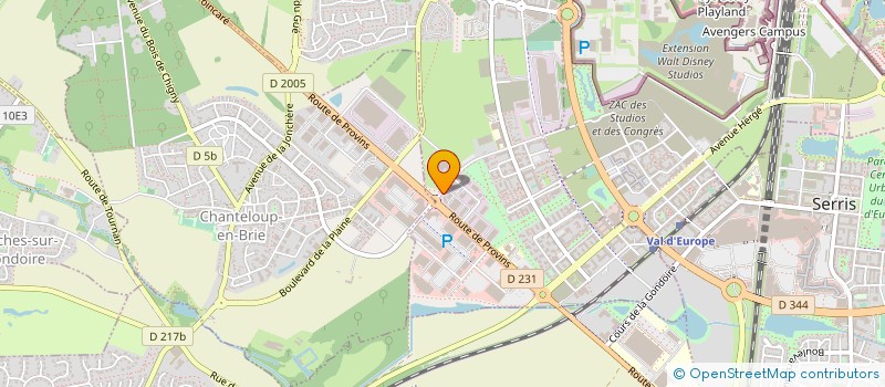 localisation de l'entreprise SOCIETE D'EQUIPEMENTS ELECTRIQUES VATERNELLE à MONTEVRAIN