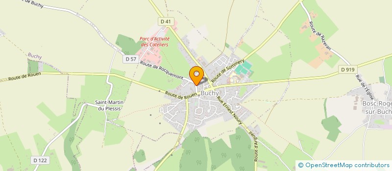 localisation de l'entreprise SOCIETE D EQUIPEMENTS THERMIQUES ET AUTOMATISME à BUCHY