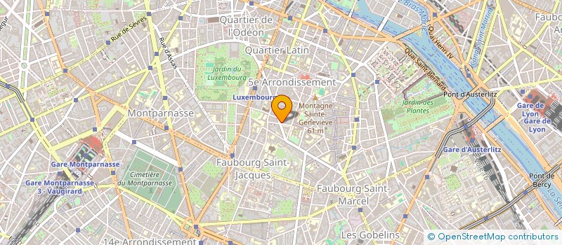 localisation de l'entreprise SOCIETE D ERGONOMIE DE LANGUE FRANCAISE à PARIS