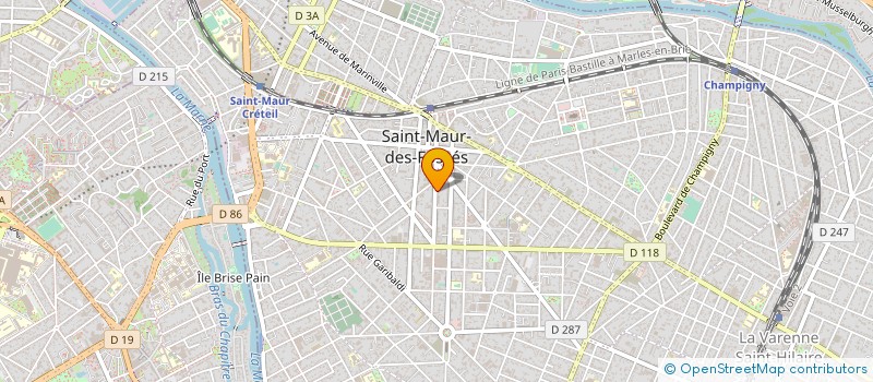 localisation de l'entreprise SOCIETE D'ESTHETIQUE DE SAINT-MAUR  SAINT-MAUR-DES-FOSSES