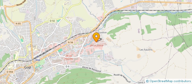 localisation de l'entreprise SOCIETE D'ETANCHEITE ALPINE  GAP