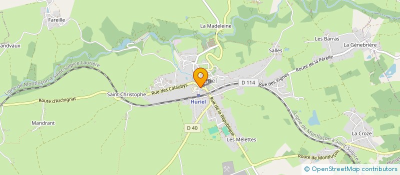 localisation de l'entreprise SOCIETE D'ETUDE DE NUTRITION ANIMALE à LA CHAPELAUDE