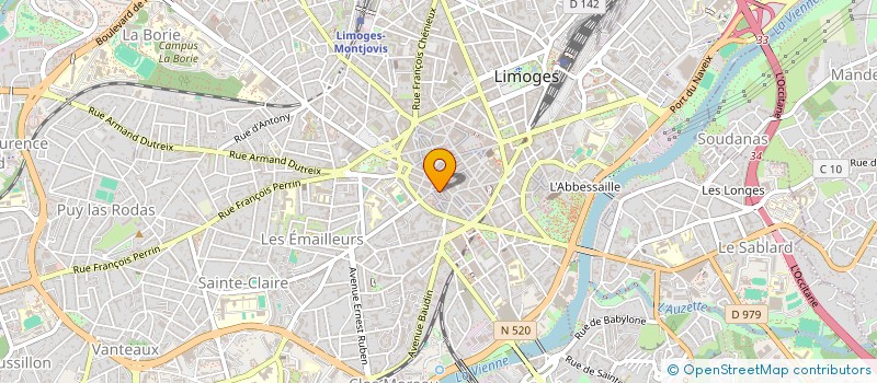 localisation de l'entreprise SOCIETE D'ETUDE DES MOLLUSQUES EN LIMOUSIN à LIMOGES
