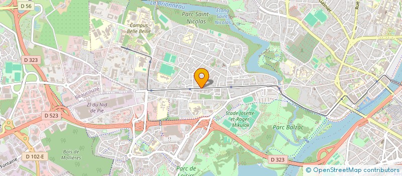 localisation de l'entreprise SOCIETE D ETUDE ET D AMENAGEMENT FONCIER à ANGERS