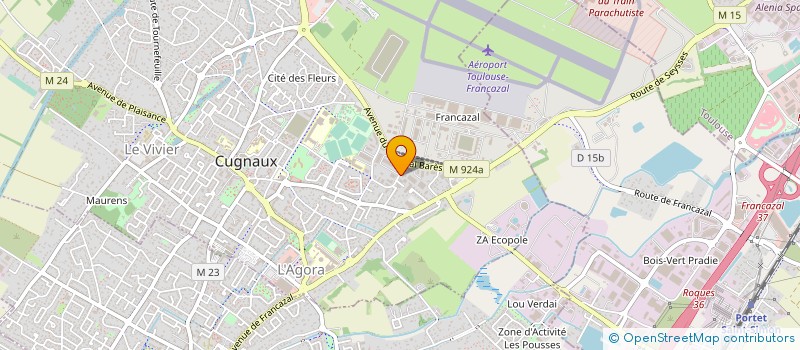 localisation de l'entreprise SOCIETE D ETUDE ET D EQUIPEMENT EN MATERIEL INDUSTRIEL à CUGNAUX