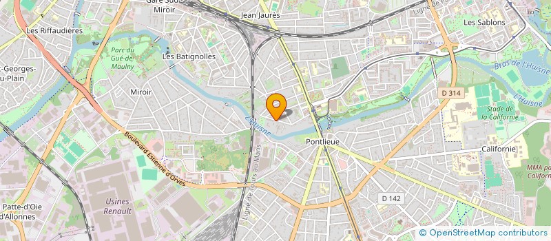 localisation de l'entreprise SOCIETE D'ETUDE ET DE FACONNAGE DU CENTRE OUEST à LE MANS