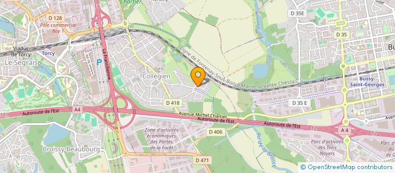 localisation de l'entreprise SOCIETE D'ETUDE ET DE REALISATION DE NETTOYAGE INDUSTRIEL  COLLEGIEN