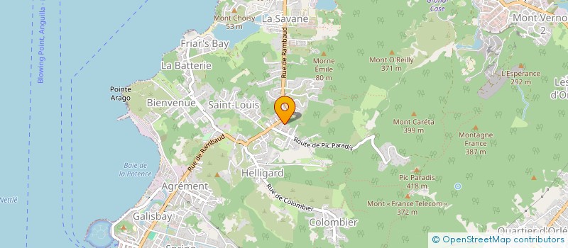 localisation de l'entreprise SOCIETE D'ETUDE ET DE REALISATION DE TRAVAUX ELECTRIQUES  SAINT MARTIN