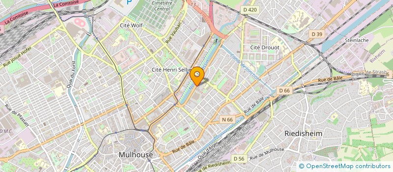 localisation de l'entreprise SOCIETE D'ETUDE ET DE RECHERCHE DES AMENAGEMENTS TECHNIQUES DU BATIMENT à MULHOUSE