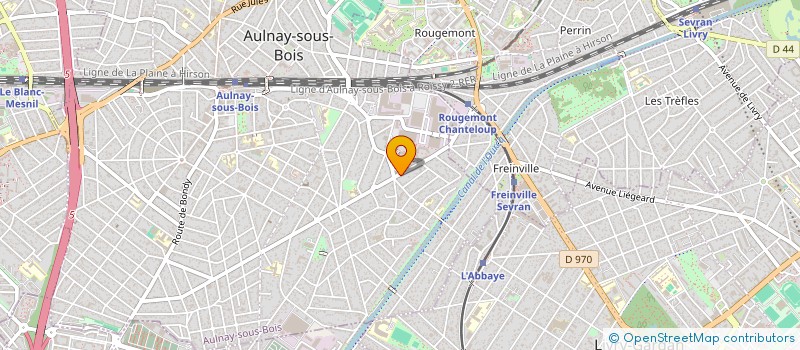 localisation de l'entreprise SOCIETE D'ETUDE METRES PLANS D'EXECUTION ET GESTION à AULNAY-SOUS-BOIS
