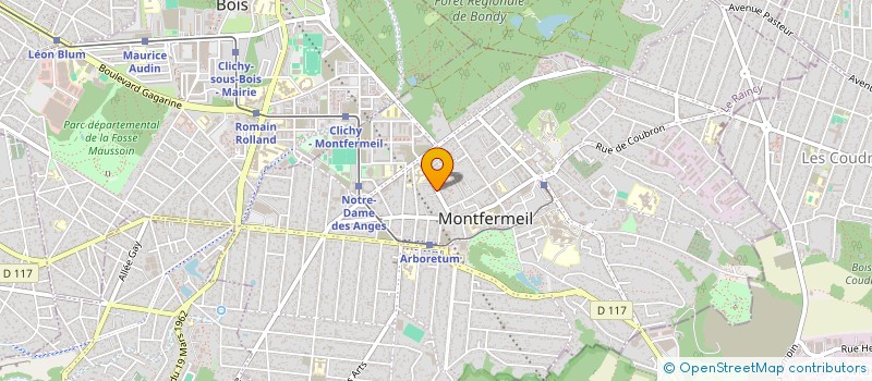 localisation de l'entreprise SOCIETE D'ETUDE TECHNIQUE à MONTFERMEIL