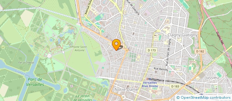 localisation de l'entreprise SOCIETE D'ETUDES APPLIQUEES à VERSAILLES