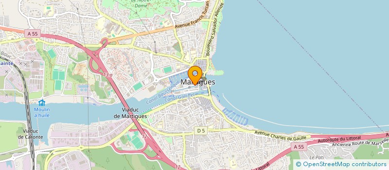 localisation de l'entreprise SOCIETE D'ETUDES CONTROLES ORGANISATION METHODE ET ASSISTANCE TECHNIQUE à MARTIGUES