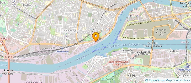 localisation de l'entreprise SOCIETE D'ETUDES D'EQUIPEMENTS DE CONSTRUCTIONS ET DE DIFFUSION INDUSTRIELS  NANTES