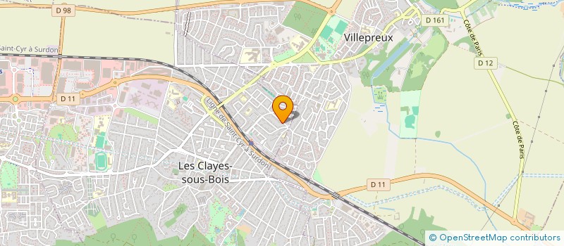 localisation de l'entreprise SOCIETE D ETUDES D ORGANISATION ET DE GESTION INFORMATIQUE SEOGI à LES CLAYES-SOUS-BOIS