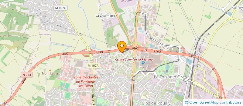 localisation de l'entreprise SOCIETE D'ETUDES & DE CONSTRUCTIONS IMMOBILIERES NORMALISEES à DIJON