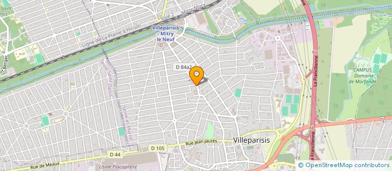 localisation de l'entreprise SOCIETE D'ETUDES DE CONSTRUCTIONS NEUVES ET ANCIENNES à VILLEPARISIS