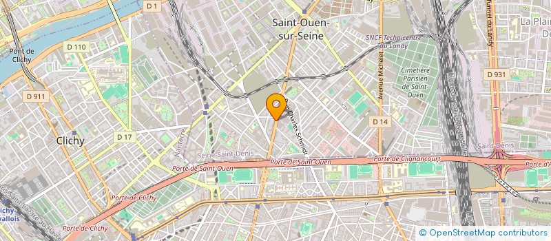 localisation de l'entreprise SOCIETE D ETUDES DE DEVELOPPEMENT ET DE REALISATIONS IMMOBILIERES SEDRI à SAINT-OUEN-SUR-SEINE