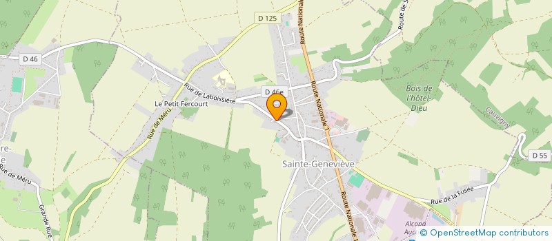 localisation de l'entreprise SOCIETE D'ETUDES DE MAINTENANCE ET DE REALISATIONS D'INSTALLATIONS à SAINTE-GENEVIEVE