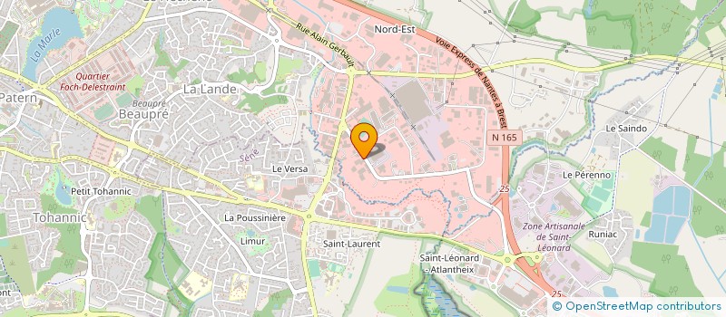 localisation de l'entreprise SOCIETE D'ETUDES DE PRODUITS ET TECHNIQUES D'ARMOR à VANNES