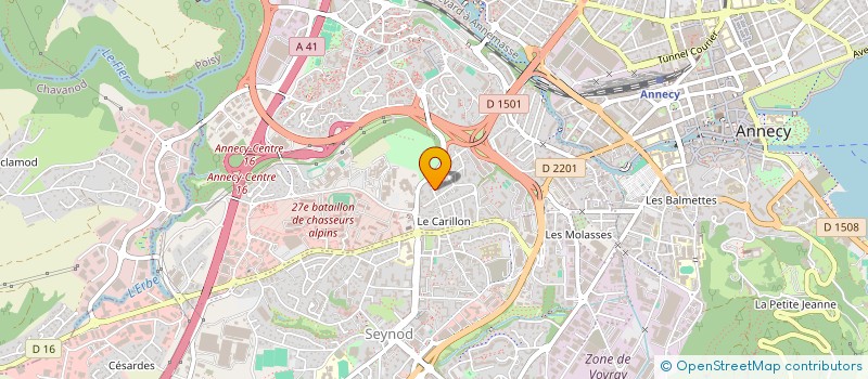 localisation de l'entreprise SOCIETE D'ETUDES DE PROJETS IMMOBILIERS ET INVESTISSEMENTS à ANNECY