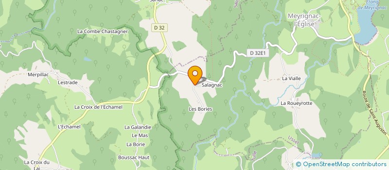 localisation de l'entreprise SOCIETE D'ETUDES DE REALISATION ET D'EXPLOITATION D'UN COMPLEXE DE LOISIRS  MEYRIGNAC L'EGLISE