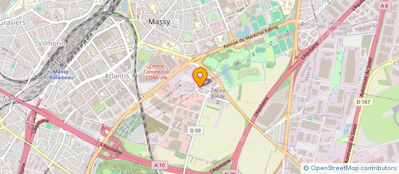 localisation de l'entreprise SOCIETE D ETUDES DE REALISATIONS TECHNIQUES ENERGETIQUES DANS LA DISTRIBUTION à MASSY