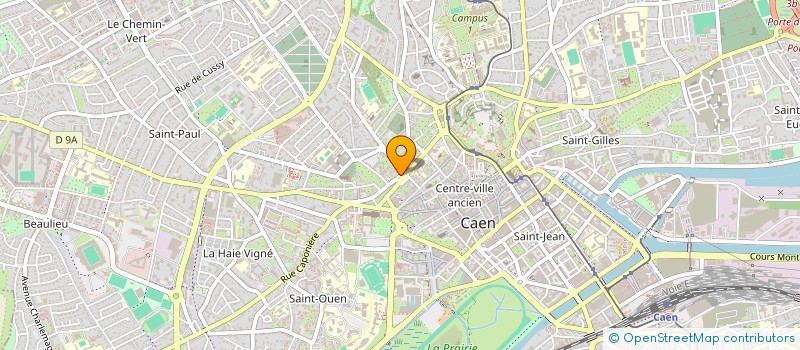 localisation de l'entreprise SOCIETE D 'ETUDES DE RECHERCHES ARTHURIENNES ET MEDIEVALES (SERAM) à CAEN