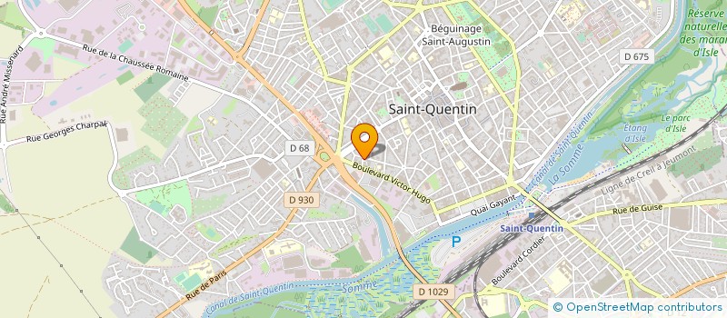 localisation de l'entreprise SOCIETE D'ETUDES ENGINEERING ET GESTION à SAINT-QUENTIN